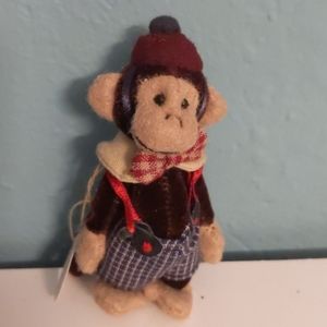 BOYDS BEARS MONKEY TOODLES F WUZZIE 3 1/2"